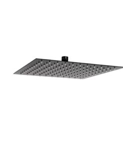 Palarie dus patrata FDesign Inula, 300 mm, negru mat