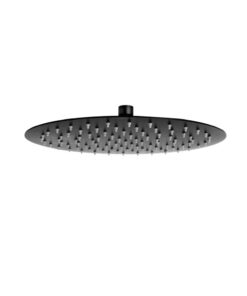 Palarie dus rotunda FDesign Inula, 300 mm, negru mat