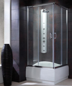 Cabina de dus patrata Radaway Premium Plus C 1700 90x90 cm pentru cadite inalte