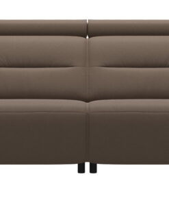Canapea cu doua locuri Stressless Emily Arm Wood recliner stanga brate Oak tapiterie piele Batick Mole