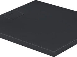 Cadita de dus dreptunghiulara Duravit Stonetto 90x100 cm compozit antracit