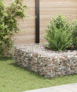 vidaXL Strat înălțat cub gabion, 40 x 40 x 40 cm, sârmă de oțel