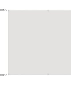 vidaXL Copertină verticală, alb, 100x600 cm, țesătură Oxford