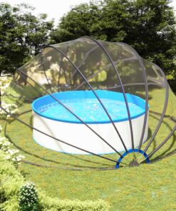 vidaXL Cupolă pentru piscină, 559 x 275 cm