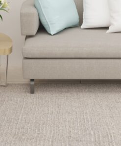 vidaXL Covor din sisal natural, nisipiu, 80x300 cm