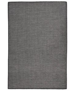 vidaXL Covor de exterior, gri, 120x170 cm, țesătură plată