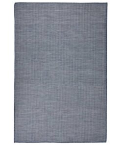 vidaXL Covor de exterior, albastru, 120x170 cm, țesătură plată