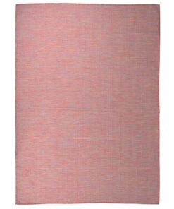 vidaXL Covor de exterior, roșu, 200x280 cm, țesătură plată