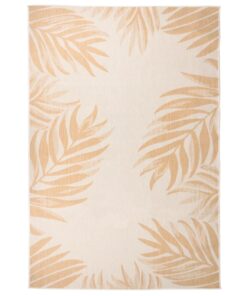 vidaXL Covor de exterior, model frunze, 160x230 cm, țesătură plată
