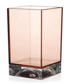 Suport periute dinti Kartell Boxy design Ludovica & Roberto Palomba roz nude
