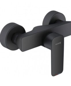 Baterie dus culoare negru mat Kludi, Pure Style