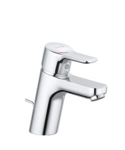 Baterie lavoar Kludi crom cu ventil inclus si EcoPlus, Pure Easy