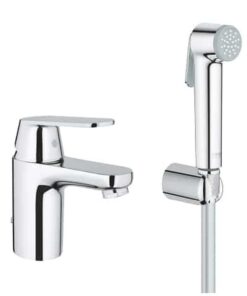 Set baterie lavoar cu dus igienic Eurosmart Cosmopolitan Hygienica Grohe