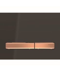 Clapeta actionare rezervor wc Geberit, negru detalii rose gold, Sigma50