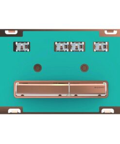 Clapeta actionare rezervor wc Geberit, personalizabila butoane rose gold, Sigma50