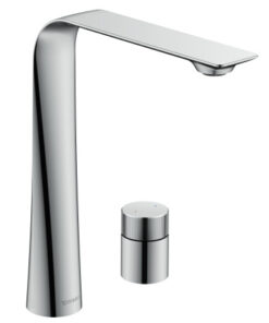 Baterie lavoar Duravit D.1 250 din doua elemente montare pe lavoar actionare rotativa crom