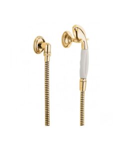 Set de dus cu para, furtun si suport bifurcat placate cu aur Kludi Adlon 2710545