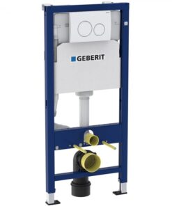 Set rezervor Wc Incastrat Geberit cu set fixare si clapeta alba Duofix Delta