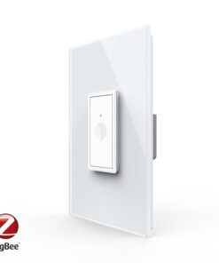 Intrerupator Simplu cu Touch Livolo cu Rama Din Sticla 1M, Zigbee – Serie Noua