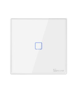 Telecomanda Sonoff T2EU1C-RF cu 1 canal, 433 MHz, Semnal RF, Alb