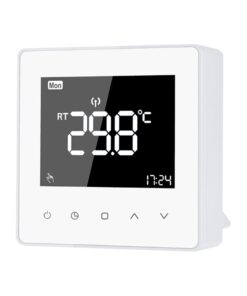 Termostat Luxion TP618RF cu receiver pentru centrala termica pe gaz sau electrica, Display LCD, Memorare