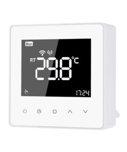 Termostat Wi-Fi Luxion TP618RFW cu receiver pentru centrala termica pe gaz sau electrica, Smart, Programari, Control aplicatie