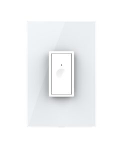 Alternative view of Intrerupator Simplu Cap Scara / Cruce cu Touch Livolo cu Rama Din Sticla 1M, Zigbee – Serie Noua