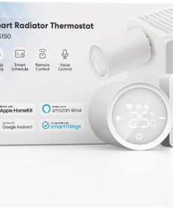 Alternative view of Kit cap termostatic cu hub pentru calorifer Meross MTS150H, Control aplicatie, Wi-Fi