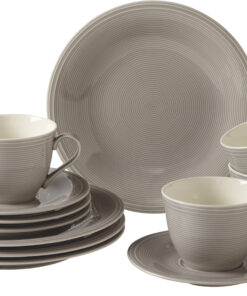 Set servire like. By Villeroy & Boch Color Loop Stone Coffee 12 piese