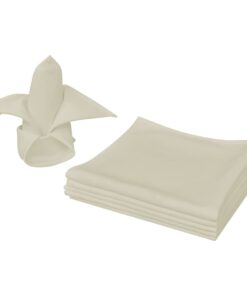 VidaXL Șervete de masă, 50 x 50 cm, crem, 100 buc.