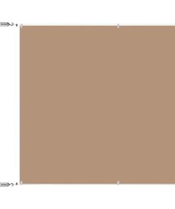 vidaXL Copertină verticală, gri taupe, 60x600 cm, țesătură oxford