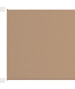 vidaXL Copertină verticală, gri taupe, 180x360 cm, țesătură oxford