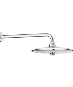 Palarie dus rotunda crom O 260 mm cu brat de dus Grohe Euphoria