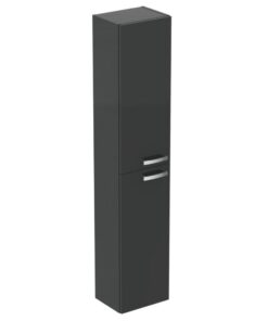 Dulap baie suspendat Ideal Standard Tempo, 150 cm, 2 usi, gri lucios