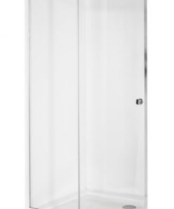 Usa de nisa culisanta Besco Duo Slide 130cm sticla transparenta securizata 6 mm