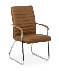 RESIGILAT - Scaun vizitatori OFF 833 maro