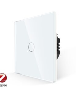 Intrerupator Simplu cu Touch din Sticla LUXION, protocol ZigBee