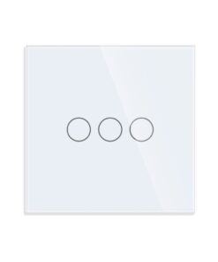 Alternative view of Intrerupator Triplu cu Touch din Sticla LUXION, protocol ZigBee