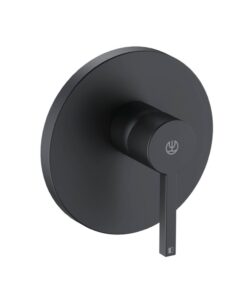 Baterie dus incastrata Kludi Nova Fonte pentru corp ingropat negru mat