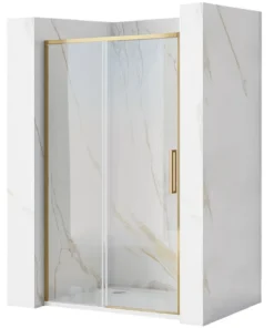 Usa pentru dus Rea Rapid Slide 130 cm Auriu Mat