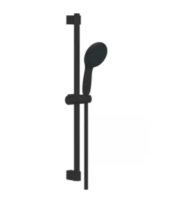 Set de dus Grohe Tempesta 110 cu bara 60 cm si para 2 functii negru mat