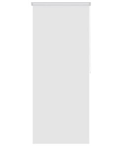 vidaXL Roletă perdea de duș 80x240 cm Alb