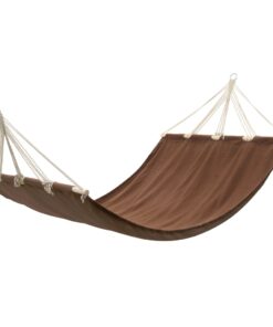 Hamac cu bare, 210 x 150 cm, maro