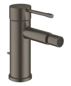 Baterie bideu Grohe Essence, marimea S, ventil inclus, antracit periat Hard Graphite