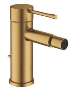 Baterie bideu Grohe Essence, marimea S, ventil inclus, auriu periat Cool Sunrise