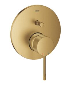 Baterie cada-dus incastrata Grohe Essence pentru corp ingropat auriu periat Cool Sunrise