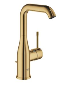 Baterie lavoar Grohe Essence, marimea L, ventil inclus, auriu lucios Cool Sunrise