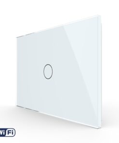 Intrerupator Simplu Wi-Fi cu Touch LIVOLO din Sticla, standard Italian – Serie Noua