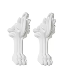 Set 2 picioare Marmite Lion pentru cada Romance alb