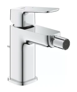Baterie bideu Grohe Cubeo cu ventil pop-up crom lucios